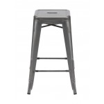 Marius Counter Stool (Set of 2) Gunmetal