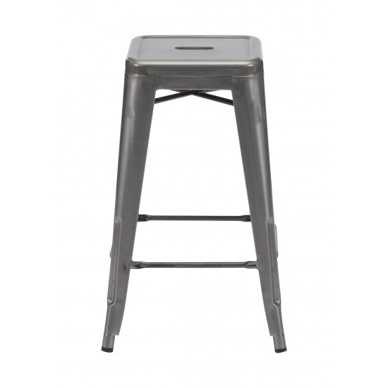 Marius Counter Stool (Set of 2) Gunmetal