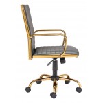 Profile Office Chair Black & Gold