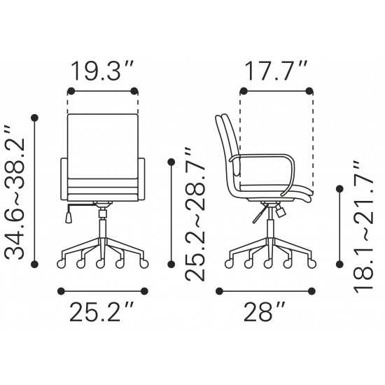 Partner Office Chair Black