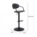 Kirby Bar Chair Vintage Black