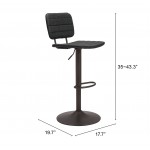 Holden Bar Chair Vintage Black