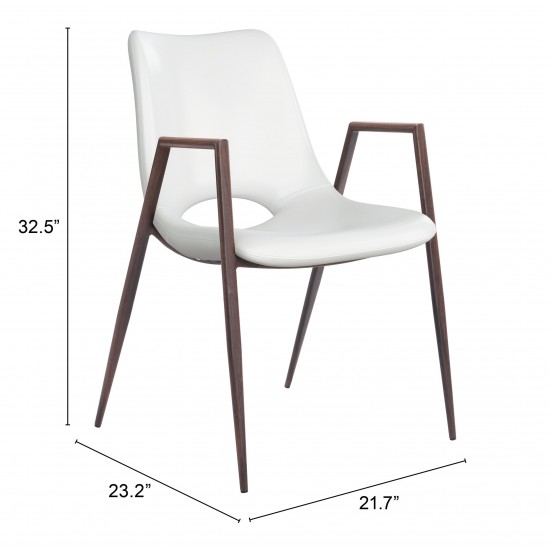 Desi Dining Chair (Set of 2) White