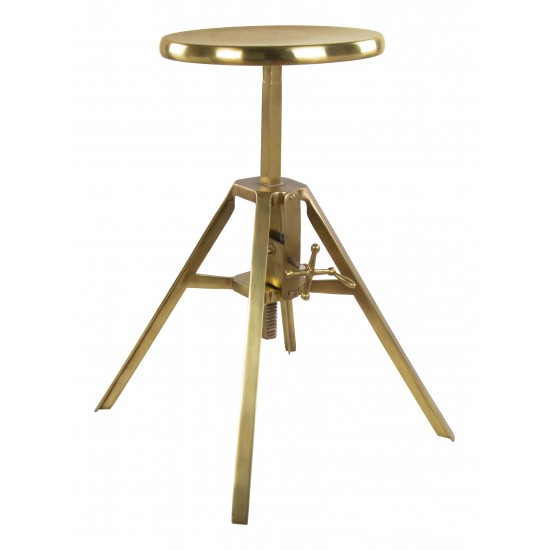 Mercy Stool Brass Antique