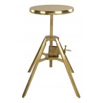 Mercy Stool Brass Antique