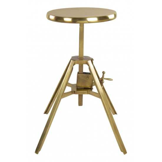 Mercy Stool Brass Antique