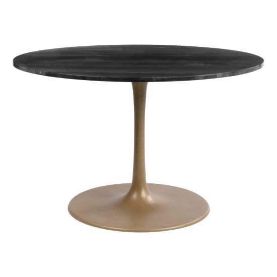 Taj Dining Table Black & Gold