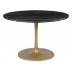 Taj Dining Table Black & Gold