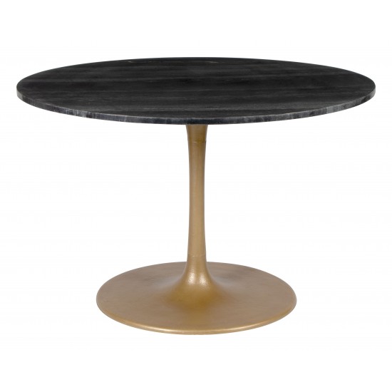 Taj Dining Table Black & Gold