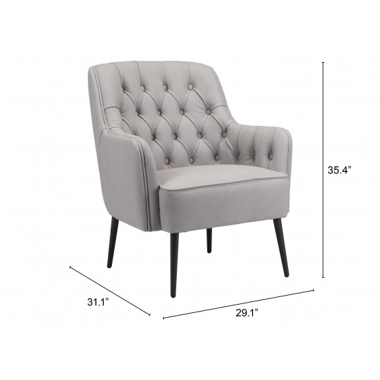 Tasmania Accent Chair Gray