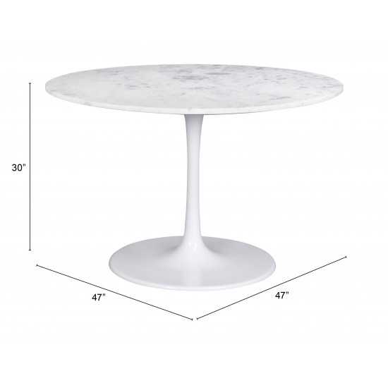 Phoenix Dining Table White