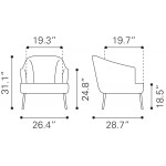 Ranier Accent Chair Yellow