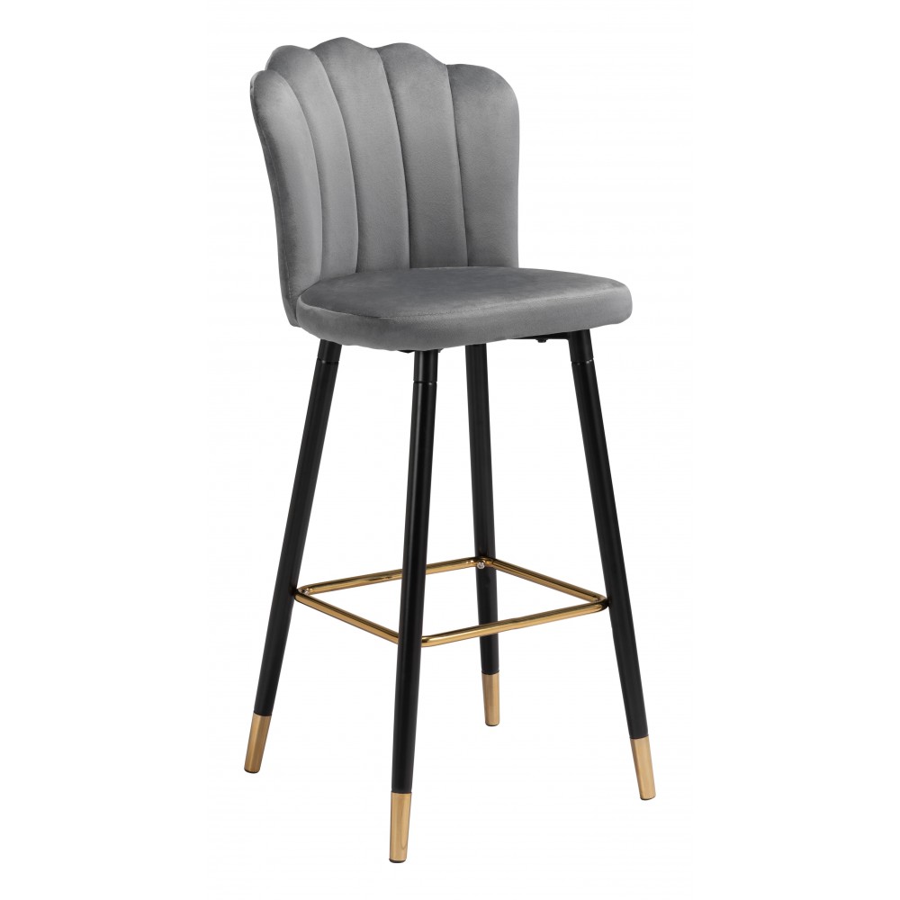 Zinclair Bar Chair Gray