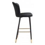 Zinclair Bar Chair Black