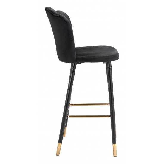 Zinclair Bar Chair Black