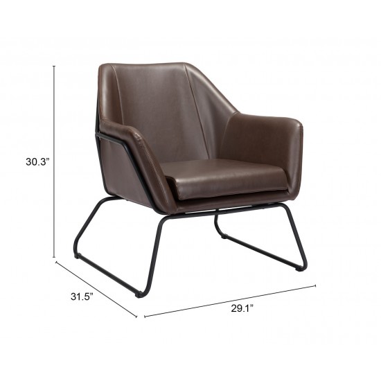 Jose Accent Chair Brown