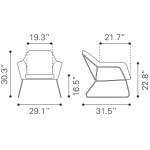 Jose Accent Chair Brown