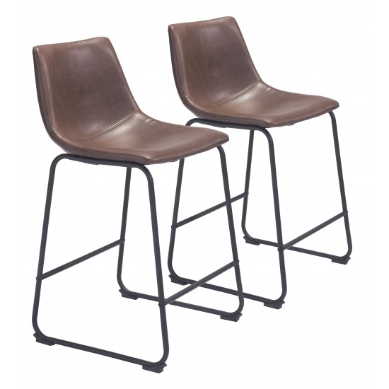 Smart Counter Chair (Set of 2) Vintage Espresso