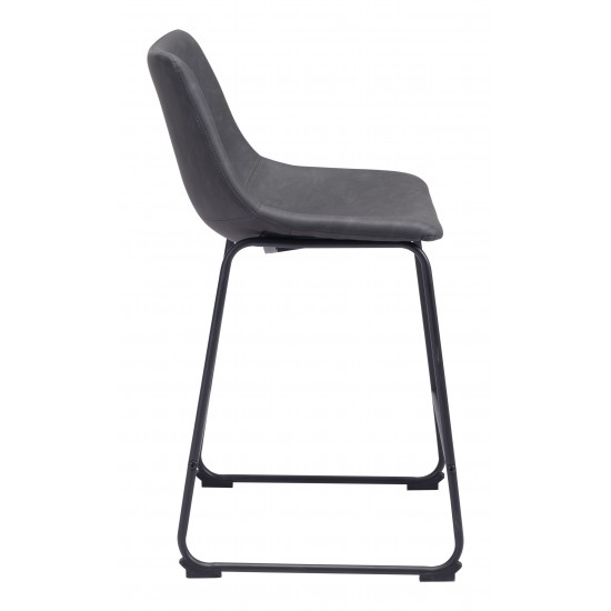 Smart Counter Chair (Set of 2) Charcoal