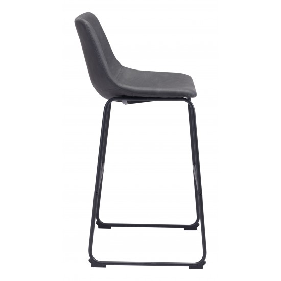 Smart Bar Chair (Set of 2) Charcoal