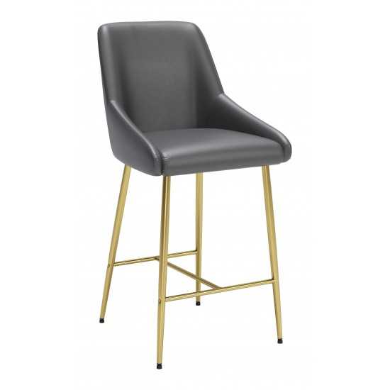 Madelaine Counter Chair Gray