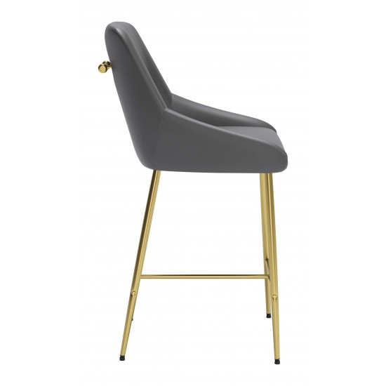 Madelaine Counter Chair Gray