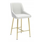 Madelaine Counter Chair White