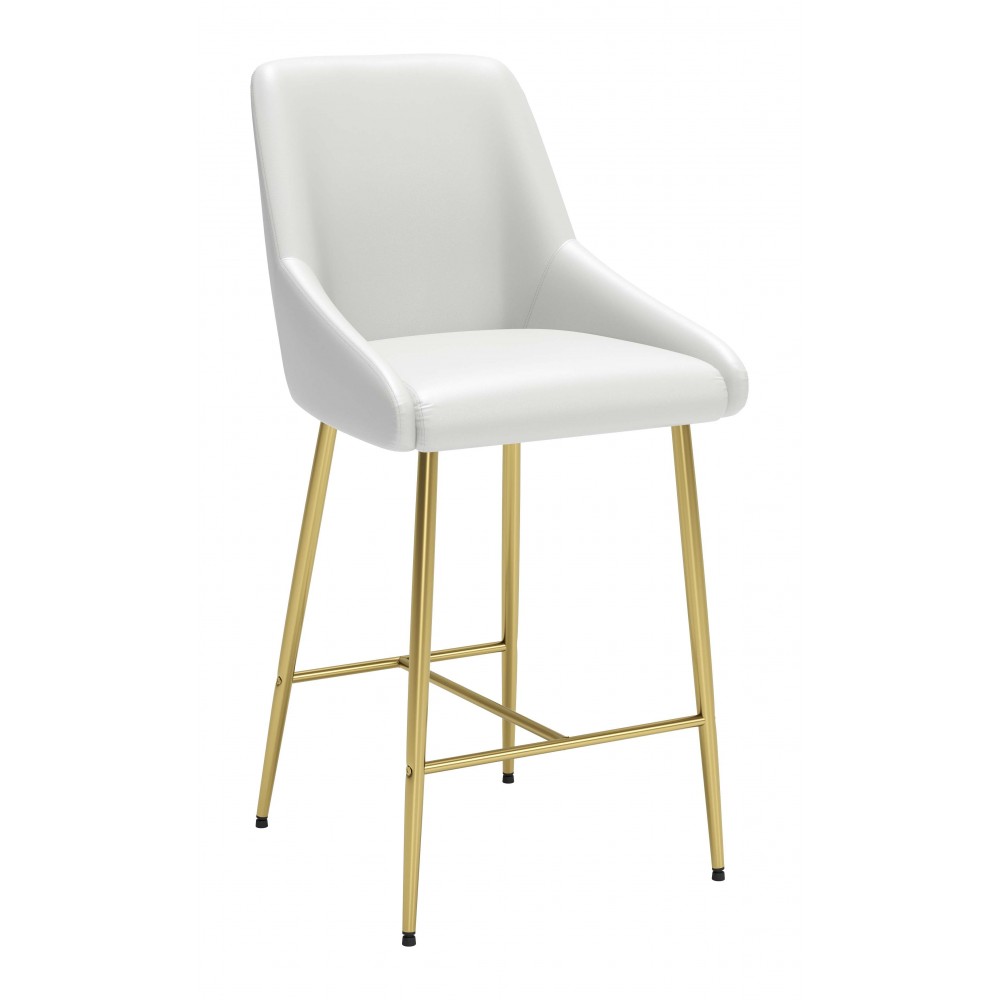 Madelaine Counter Chair White