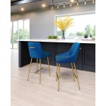 Madelaine Counter Chair Navy