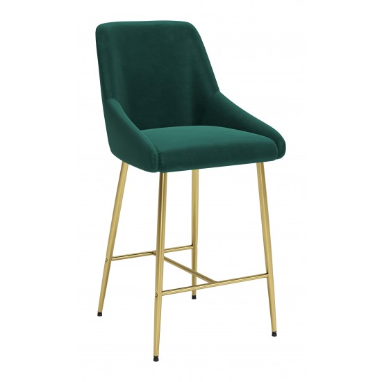 Madelaine Counter Chair Green