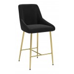 Madelaine Counter Chair Black