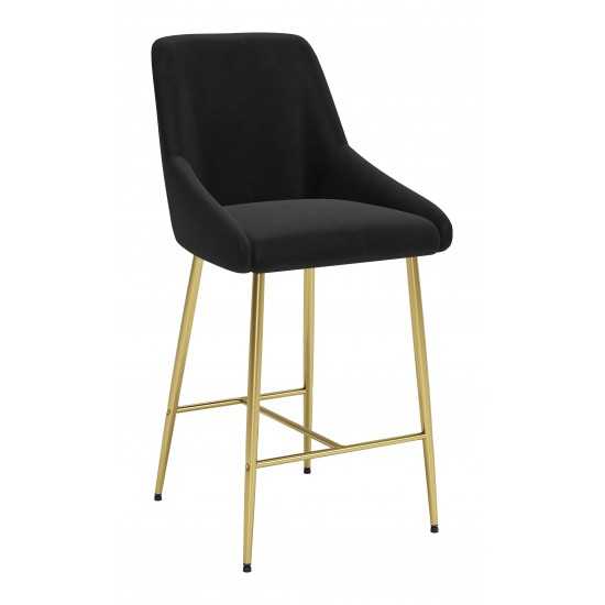 Madelaine Counter Chair Black