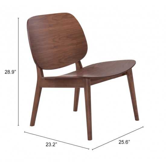 Priest Lounge Chair Walnut