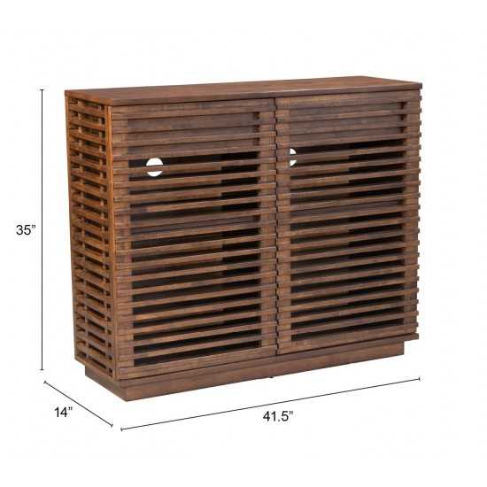 Linea Cabinet Walnut