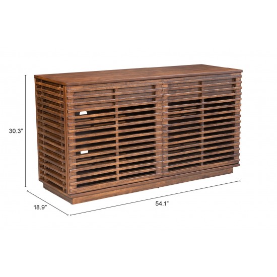 Linea Credenza Walnut