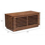 Linea Narrow Entertainment Stand Walnut