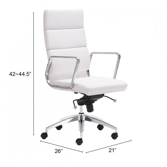 Engineer High Back Office Chair White