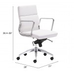 Engineer Low Back Office Chair White