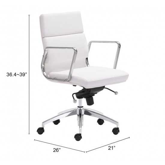 Engineer Low Back Office Chair White