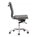 Lider Plus Armless Office Chair Gray