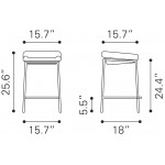 Lids Counter Stool (Set of 2) Green