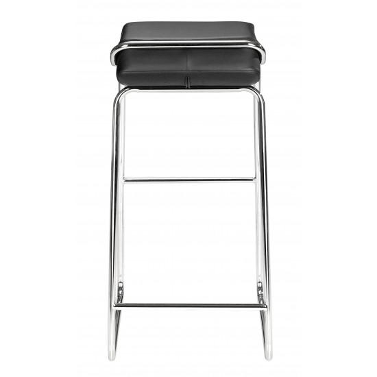 Wedge Barstool (Set of 2) Black