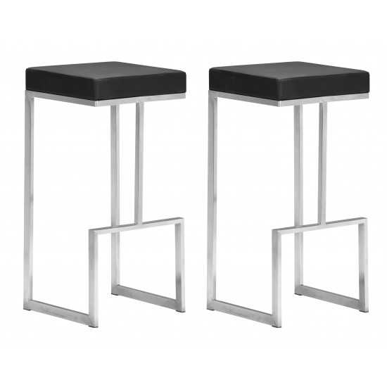 Darwen Barstool (Set of 2) Black