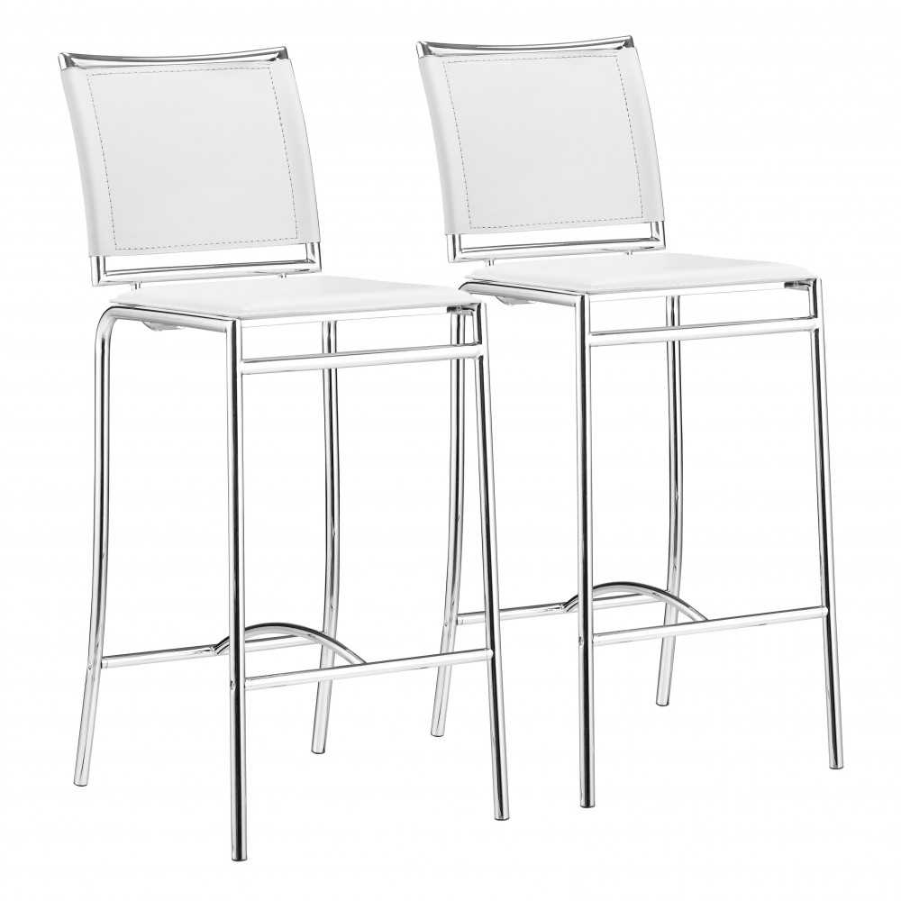 Soar Bar Chair (Set of 2) White Soar Bar Chair (Set of 2) White