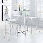 Soar Bar Chair (Set of 2) White