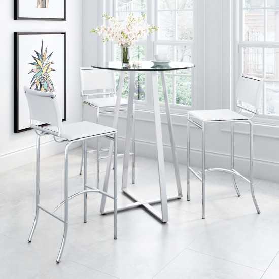 Soar Bar Chair (Set of 2) White