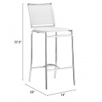 Soar Bar Chair (Set of 2) White
