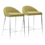 Reykjavik Counter Chair (Set of 2) Pea Green