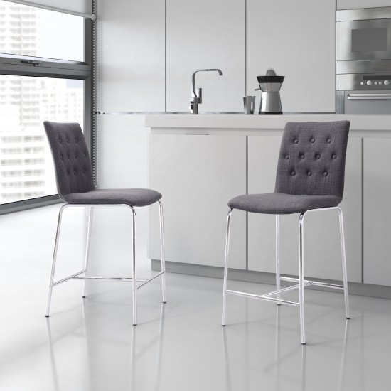 Uppsala Counter Chair (Set of 2) Graphite