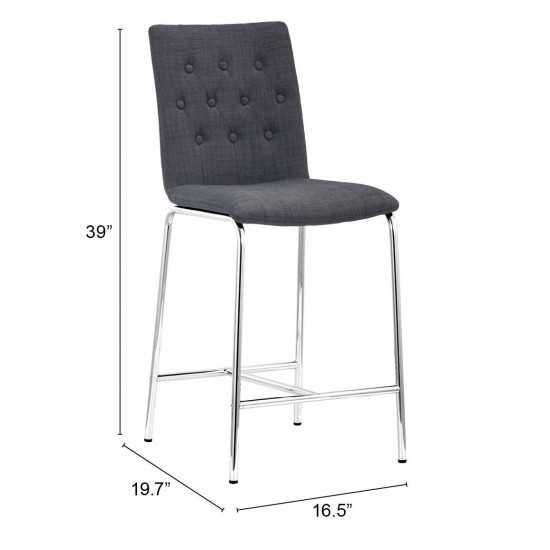 Uppsala Counter Chair (Set of 2) Graphite